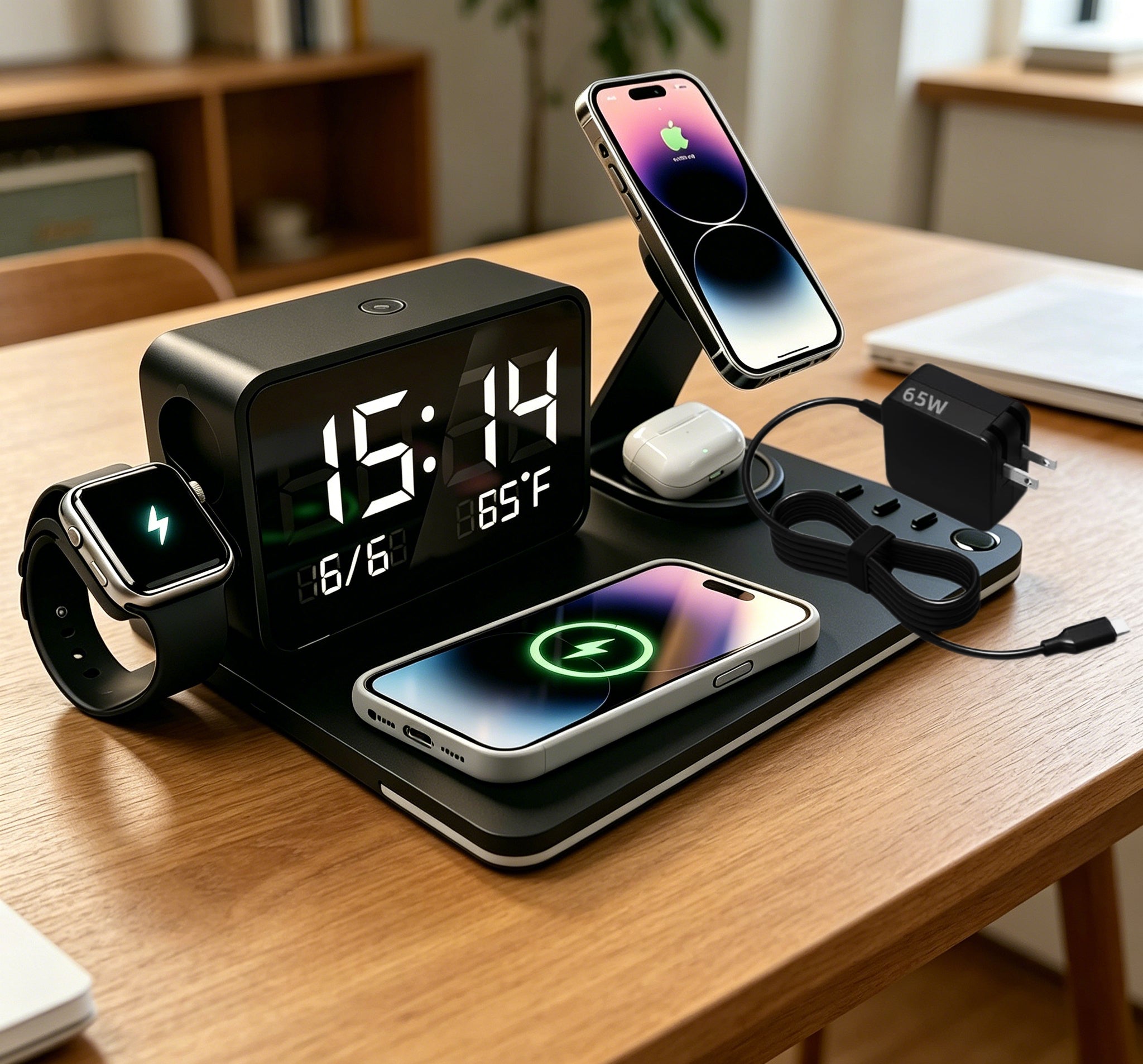 THL MagCharge 7-in-1: Unleash a New Era of Wireless Magnetic Charging with Built-in 65W Adapter