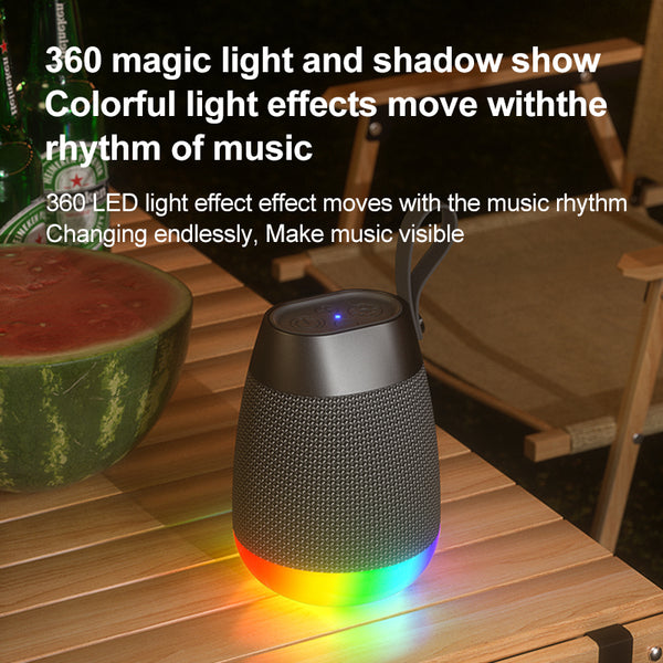 THL  Portable Bluetooth Speaker with 360° Rhythm Lights
